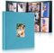 DazSpirit Großes Fotoalbum Einsteckalbum für 600 Fotos (10x15 cm) - Leinenbindung, Personalisierbar, Ideal für Familie, Hochzeiten, Reisen & Baby-Erinnerungen, Fotobuch zum Einstecken, Schwarz
