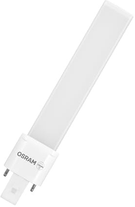 OSRAM DULUX S9 Lampada Compatta LED, 4W, 550lm, 4000K bianco freddo, Zoccolo G23, 230V AC/CCG, CRI 80, Diametro 32.3mm
