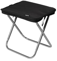 windhike Naturehike hopfällbar pall, ultralätt campingpall 325 g, 180 kg lastkapacitet vikbar pall, snabbuppfällning i ett stycke – för camping, fiske, picknick (svart)