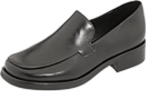 Franco Sarto Women's Bocca Slip-On Loafer, Black Leather, 8 W