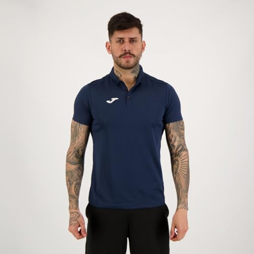 Joma Hobby, Polo para Hombre, Azul Marino (331), XL
