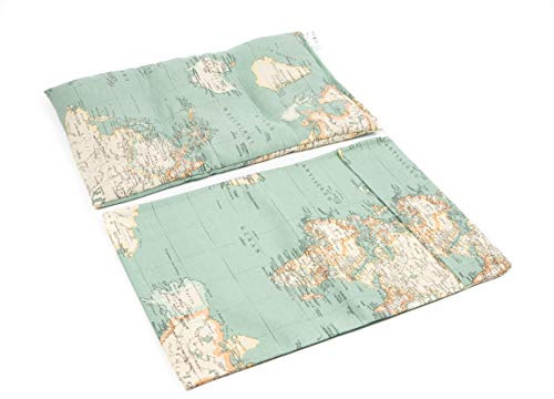 TERMOSAK Saco térmico de semillas de soja y lavanda, 37x25, cojín térmico microondas/congelador, compresa calor/frío, alta duración de producto. (003, 37x25+Funda)