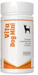 Vita-Dog Mini | 120 grammi | Complesso Vitaminico e Minerale Concentrato | Integratore per cani in polvere | Tutte le sostanze di cui ha bisogno in un unico prodotto
