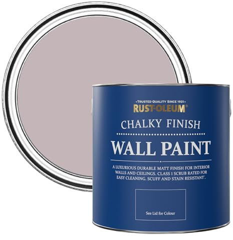 Rust-Oleum Purple Wall and Ceiling Paint in a Chalky Matt Finish - Lilac Wine 2.5L