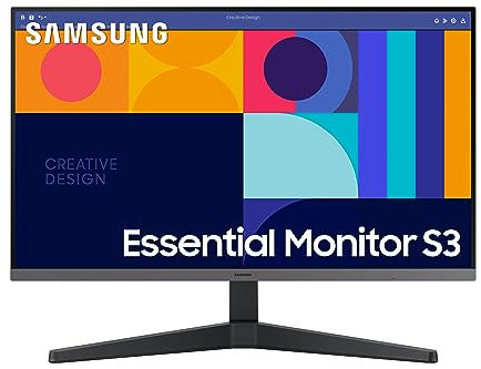 Samsung LS27C332GAUXEN – Monitor S3 (S33GC) 27” con Panel IPS, tasa de refresco 100Hz, AMD FreeSync, Modo Juego, Modo Eye Saver & Less Flickering, Negro