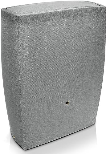 YourCasa Regentonne 275 Liter [SquareLux Rain] Eckig & Schmal - Metallgewinde und Deckel- Regenfass Frostsicher aus Kunststoff - Regenwassertonne - Regenwassertank Garten Wassertank (Grau)