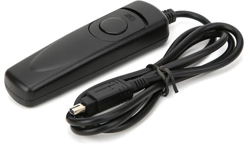 SLR Shutter Release Remote Trigger for Nikon D80 D70S Camera, Lightweight and Portable, Easy to Carry, 90cm Shutter Release Line, Black