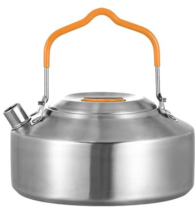 Bollitore da tè da campeggio, 1/3 pezzi, bollitore per falò, teiera Bushcraft, bollitore da campeggio, bollitore da campeggio in acciaio inox, bollitore da esterno, teiera per falò da campeggio per