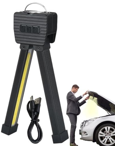 Lampada da posa, Palestra Lampada da Posing - Torcia a LED impermeabile in posa con magnete - Luce di lavoro rotativa a 180 gradi, torcia portatile a 7 classi per esterni