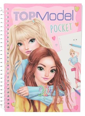 Dessin et coloriage enfant Top Model Album � colorier de poche