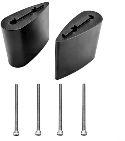 HEIBTENY for TT Handlebar Spacers 7075 Aluminum Alloy for AERO Bar Riser Kit with Bolts, 5/10/20/40mm Height Options, Compatible with for TRIATHLON and Time Trial Bike Aerobars, Black, Set of 2(40mm)