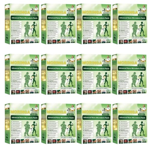 Moringa Nano Micro Needles Patch | Multifunktionell vård, vikthantering, glykemisk balans, ledstöd och cirkulation