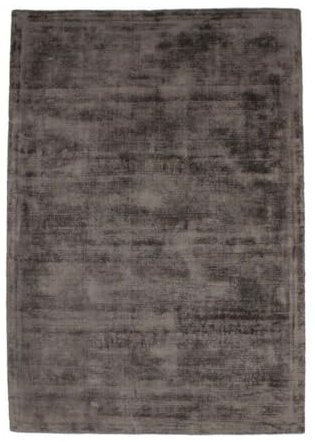 THE DECO FACTORY Luxury - Tappeto in viscosa effetto setoso, 160 x 230 cm, colore: tortora