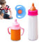 BommFu Magische Flasche Baby Puppe Flasche | 3 Stück Tragbare Milch-Stillflasche Puppenzubehör | Trinkflasche Puppenzubehör - Puppenflasche Für Babypuppen, Spielpuppen