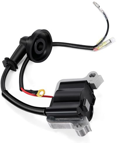 Bobina di Accensione Sostituzione Bobina di Accensione per Decespugliatore Motore Generatore a Motore Verticale a 2 Tempi 43cc 47cc 49cc Nero
