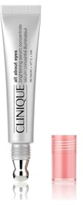 Clinique All About Eyes Sérum Concentré Illuminateur à la Vitamine C, Acide Hyaluronique + Rétinoïde Hydrate + réduit visiblement les cernes, 10 ml
