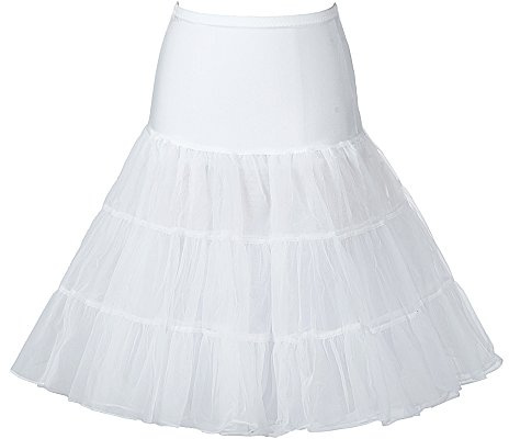 50's Petticoat Underskirt Retro Vintage 1950's Rockabilly White, Black, Red