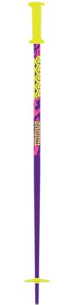 K2 Charm Youth Ski Poles, White/Purple, 38