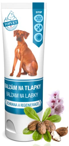 green idea tass-balsam för hundar – säkert och naturligt skydd i alla väder – vintermåste – bildar ett skyddande lager, med bivax och sheasmör – 100 ml