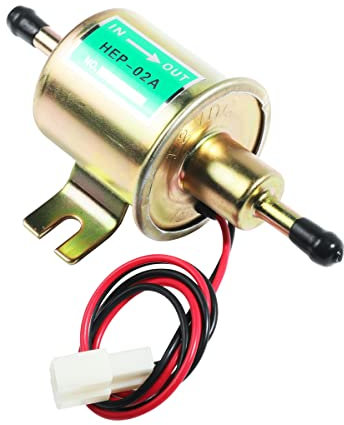 Flaconi Pompa Benzina per Auto,Pompa Gasolio 12v,Pompa Benzina 12v,HEP-02A Universale Pompa Carburante,Pompa del Carburante Elettrico,Pompa di alimentazione elettrica,Per Benzina,Diesel,Motori