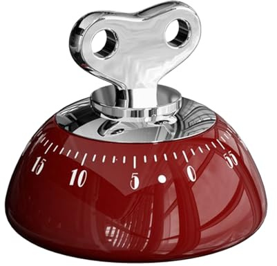 Timer Cucina Manuale,60 Minuti Magnete Orologio | Accessori per Casa per Cuochi Esperti Allenamento Bambini Grigliate Classe Anziani Cottura Uffici Casa