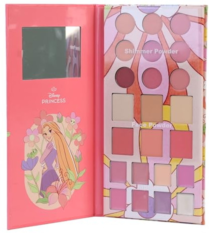 Lip Smacker Disney Princess, Beauty Book Belle für ein komplettes Make-up für Mädchen, Geschenkedition 2025