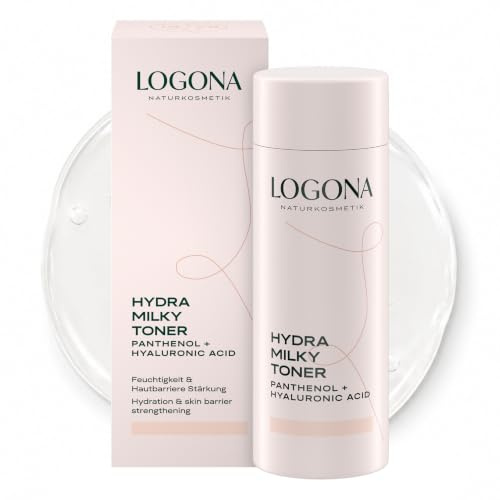 LOGONA Hydra Milky toner 125 ml, fuktgivande toner, vegansk