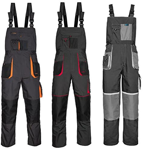 Salopette de travail classique, rouge, 50