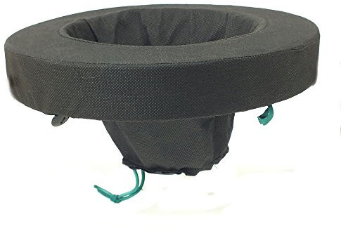 PondH2o Floating Aquatic Water Garden Pond Planter Basket, 26cm (10 Inch) Round Fabric Floatable Flower Plant Pot Aquaponics, Hydroponics