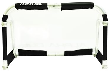 Alpha Goal Aluminum Folding Goal (Black, 4x2.5) with Carry Bag