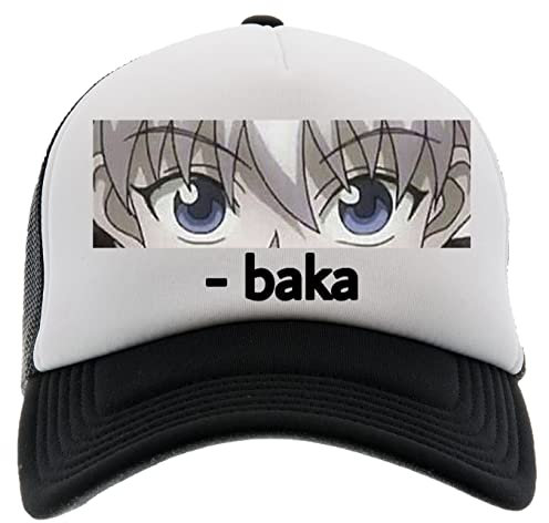 Enigmae Hunter X Hunter Baka Eyes Baseball Kappe Hut Unisex Männer Frauen Schaum Vorne Mesh Zurück Schwarz Cap Foam Front Mesh Back