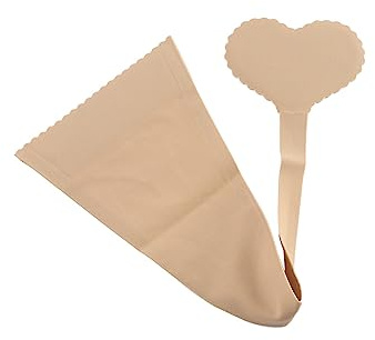 Vctitil C-string Sexy Invisibile Perizoma Ragazze Amore Cuore Senza Cuciture Biancheria Intima, Nude, Medium-Large