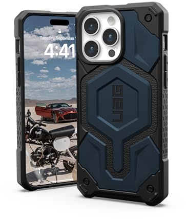 URBAN ARMOR GEAR UAG Coque [Version Mise à Jour] Compatible avec iPhone 15 Pro Max 6,7 Monarch Pro Mallard Aimant intégré Compatible avec MagSafe Charging Coque de Protection Robuste de qualité