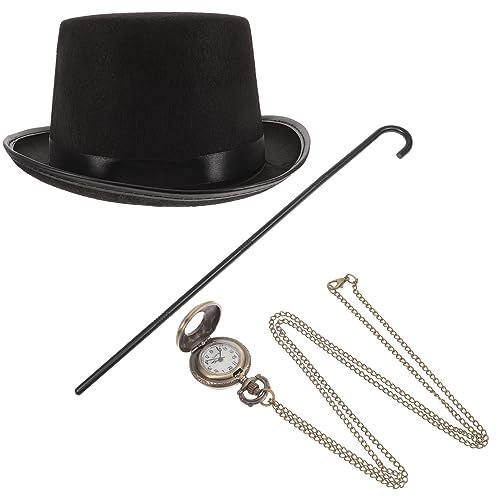 GALPADA 1 Satz Sherlock Detective High-hat-Anzug Detektiv Verkleiden Sich Partyzubehör Detektiv-Halloween-Outfit Cosplay-detektiv-kit Hut Für Halloween-Party Bilden Stoff Spiel Requisiten