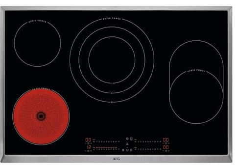 AEG HK854870XB ceramic hob self-sufficient
