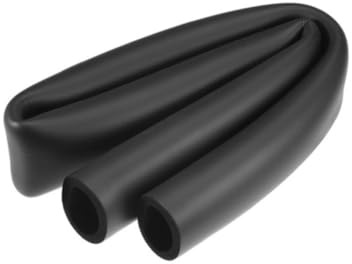 Tubo de goma espuma de esponja NBR, mango de equipo de gimnasia, tubo de aislamiento térmico de barras, funda protectora de esponja(13x23mmx2M)