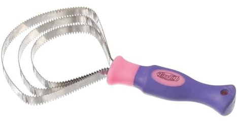 Tough1 Great Grips Metal Triple Blade Curry - Purple/Pink