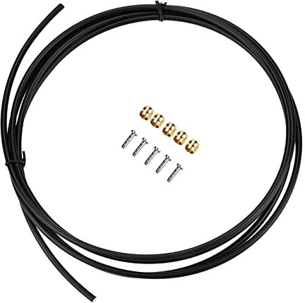 Hydraulic Brake Cable, Mountain Bike Hydraulic Disc Brake Hose for M315 335 395 396 445 446 447 590 596 615, Road Bike Bicycle Hydraulic Brake Line Tube with Connecting Screw