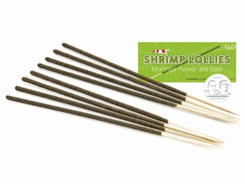 GlasGarten Shrimp Lollies Moringa Power | 8pcs - Shrimp Lollies food contain Moringa
