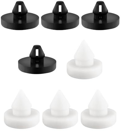 8PCS Car Brake Pedal Stop Pad - Premium Rubber Brake Switch Stopper for Repairing Brake Light Continuous Illumination - Clutch Pedal Pad Stopper OEM#46505-SA5-000,90541-06036