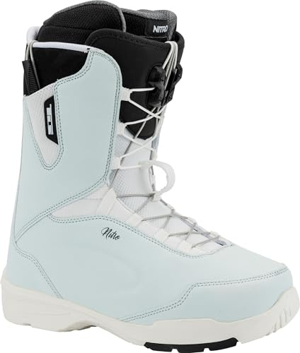 Nitro Snowboards dam Scala TLS '23 All Mountain Freeride Freestyle snabbsnörningssystem båt snowboardbåt