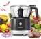 Enleber Mini Food Processor Electric Food Processors & Vegetable Chopper Electric Fruit & Vegetable Mini Chopper 4 Stainless Steel Blades 1000ml black
