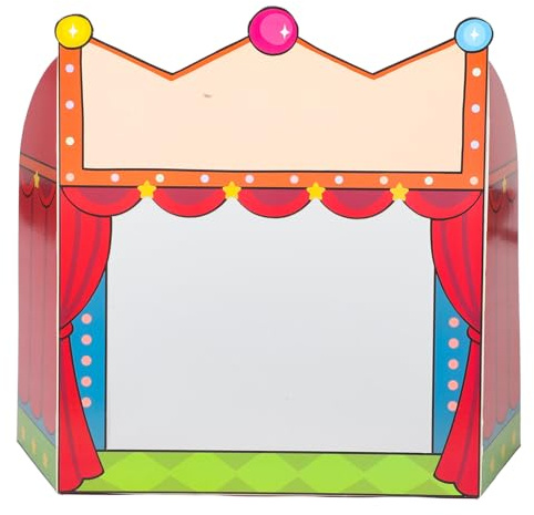 ERINGOGO Teatro delle Ombre Tradizionale, Palcoscenico Marionette Fai da Te in Cartone, Giocattolo Educativo Creativo per Apprendimento Scientifico e Sviluppo Abilità Manuali