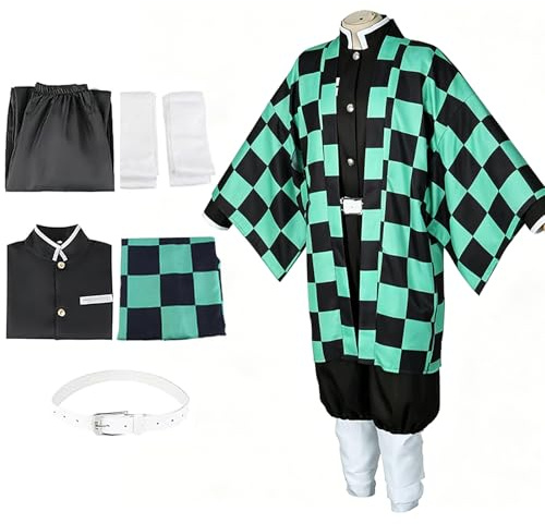 BUERPINKING Anime cosplay, kimono karneval performance outfits, anime kostym kvinnor män flickor och kappa