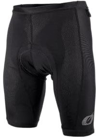 O'NEAL | Pantalones Cortos de Ciclismo | MTB Mountainbike DH FR | Shorts Interiores Ajustados, con Acolchado para Mayor Comodidad Mientras se Conduce | Inner Shorts | Adult | Negro | Talla 28/44