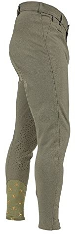 Shires Herren Reithose Aubrion Walton, Olivgrün, 32