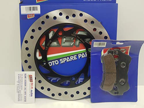 KIT DISCO E PASTIGLIE FRENI ANTERIORI SH 125 150 2009 2010 2011 MODELLO DOPPIO FRENO A DISCO