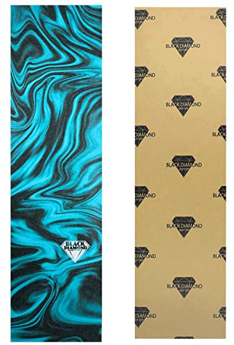 Black Diamond Grip Skateboard Graphic Griptape Sheet Liquid 9 x 33 Grip Tape