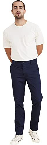 Dockers Original Chino Slim, Pantalones para Hombre, Navy Blazer, 40W / 34L