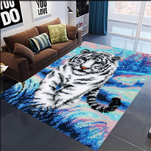 Kayziu Teppichknüpfset Erwachsene - Modern/Contemporary - Unisex - 55x75CM - Acryl & Polyester - Nicht zusammenklappbar - Teppich - Knüpfset